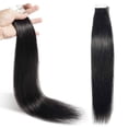 thumbnail image 2 of Tape in Human Hair Extensions Highlight Balayage Straight Hair, 2 of 6