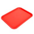 thumbnail image 2 of Plateau de Restauration Rapide, Plateau de Service Alimentaire Rectangulaire pour Restaurant Cantine pour Client Rouge, 2 of 8