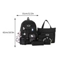 thumbnail image 2 of Sac à Dos Mignon pour Femmes Mode 5 Pcs/set pour Adolescentes (Violet), 2 of 9