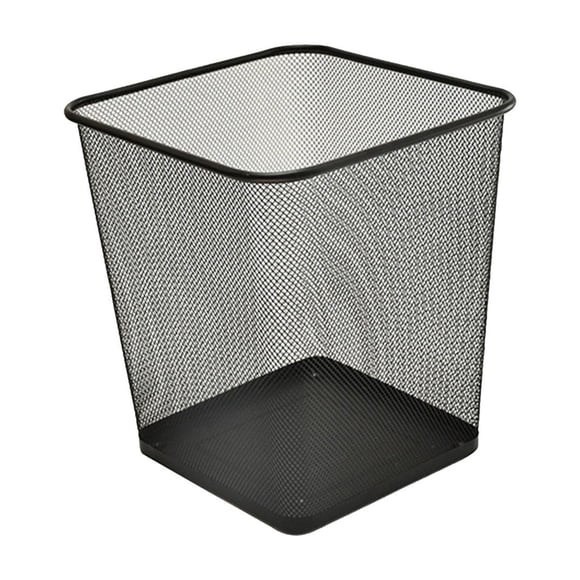 EGNMCR Storage Trunks Metal Meshround Garbage Can Trash Can Garbage Can Wastebaskets For Bathroom Bedroom Office Kitchen Small Space Living Trash Bin garbage can