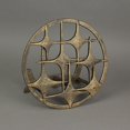 thumbnail image 4 of Cast Iron Mid Century Modern Stars Decorative Wall Mounted Garden Hose Holder, 4 of 7