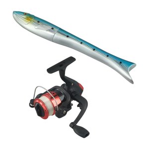 1.6m Bâton de pêche en fibre de carbone avec bobine pour combo stylo portable style Bâtonnet de moulage pour la pêche extérieure