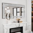thumbnail image 1 of Wisfor 1.2M Oversized Luxury Decorative Wall Mirror Crushed Diamond Full Length Mirror, 1 of 8
