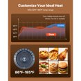thumbnail image 3 of KFFKFF 3-Tier Commercial Food Warmer Display, 800W Food Display Warmer with LED Light, Adjustable Shelf and Stainless Steel Frame, 86℉~185℉ Air Heating, 60L, 3 of 9
