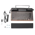 thumbnail image 2 of Retro Typewriter Keyboard, 84 Keys Mechanical Keyboard Anti Ghosting  for Work, 2 of 7
