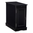 thumbnail image 1 of Linon Bartow Multi Function Storage Accent Table Charging Station in Black Wood, 1 of 18