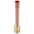 thumbnail image 3 of Unique Bargains 3/8 SAE Flare Male Thread Tubing Adapter Brass Pipe Fitting, 3 of 4