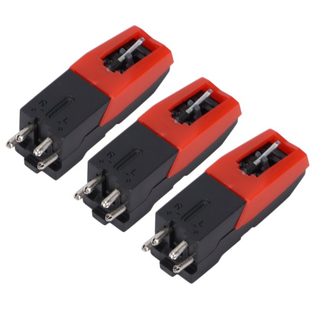 3 Pcs Record Player Needle Antique Phonograph Stylus for Turntable LP, Easy to Install, Durable ABS Material