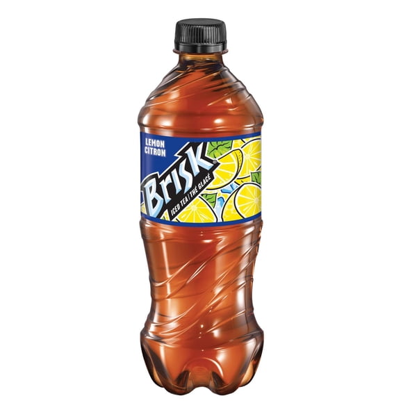 Thé glacé au citron Brisk® 591mL, bouteille
