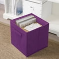 thumbnail image 4 of YOYTOO Lot de 2 Bacs de Rangement en Tissu Pliables, Bacs de Rangement Pliables de 11 Pouces, 4 of 7