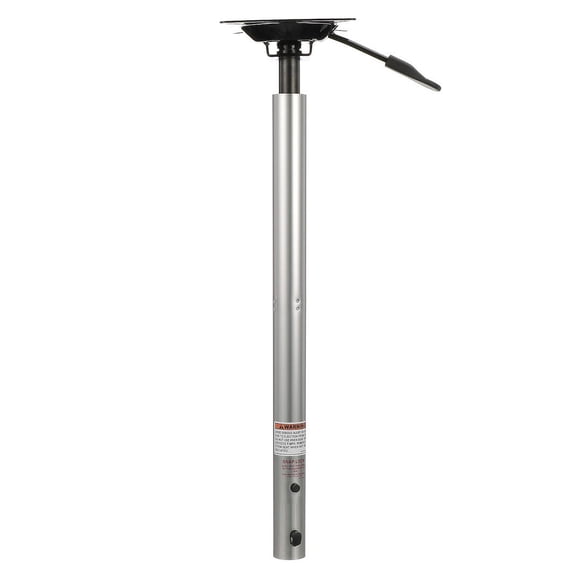 Attwood Marine Boat Seat Pedestal SP-39204 Snap Lock; Post Only; Adjustable Height; 24 Inch To 30 Inch Adjustable Height; 1.77 Inch Diameter Post; Anodized; Aluminum; ABYC Code - B; Power Pedestals