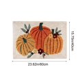 thumbnail image 2 of Jubipavy Halloween Pumpkin Rug Halloween Pumpkin Rugs Pumpkin Shaped Floor Mat Thanksgiving Day Mat Halloween Decorative For Living Bedroom Kitchen Decoration Bath, 2 of 6
