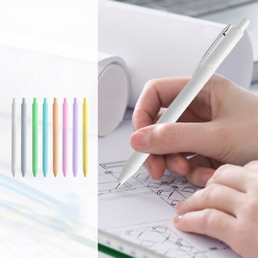 EGNMCR Recharge d'Encre Liquide 40 ml Stylo Gel Coloré Stylo à Bille Roulante pour Cahier en Plastique Stylo d'Écriture en Plastique 0,5 mm