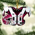 thumbnail image 2 of Présent de Parure de Voiture avec Casque Chic Pendentif de Football Robuste, 2 of 4
