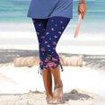 thumbnail image 2 of Pantalon Cargo pour Femmes à Coupe Décontractée par Generic TG, Capris Décontractés Noirs Unis, à Cordon, Raccourcis, Légers, 1 Unité, 2 of 5
