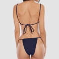 thumbnail image 3 of Birdeem Ensembles de Bikinis à Bretelles Larges Décontractés Mode Couleur Unie pour Femmes, 3 of 6