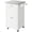 White, variant on HOMCOM Kitchen Cart, Small Kitchen Island, Stainless Steel Utility Trolley