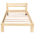 thumbnail image 5 of Twin XL Bed Wooden Frame Solid Pine Unfinished with Slats Amazonas, 5 of 5