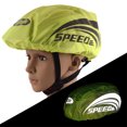 thumbnail image 1 of Bike Helmet Cover With Reflective Strip Safe High Visibility Waterproof Cycling  Helmet Rain Cover, 1 of 8