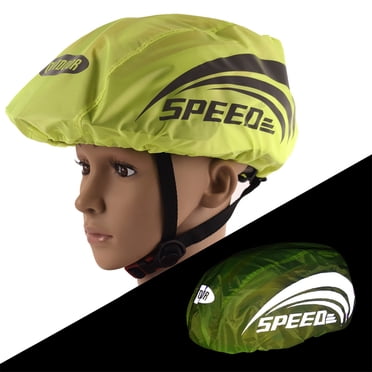 Bike Helmet Cover With Reflective Strip Safe High Visibility Waterproof Cycling Helmet Rain Cover
