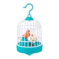 thumbnail image 3 of Electronic Simulation Bird Cage Toy Realistic for Office Education Preschool Blue, 3 of 8