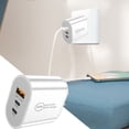 thumbnail image 1 of WIFKLSIIPG 20W USB C Fast Charger Dual 2 Port PD Powered + Charger Wall Charger Stand, 1 of 7