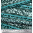 thumbnail image 2 of Soimoi Velvet Fabric Animal Skin & Animals Group Printed Fabric 1 Yard 58 Inch Wide, 2 of 3