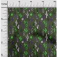 thumbnail image 2 of oneOone Rayon Green Fabric Cactus Craft Projects Decor Fabric Printed By The Yard 56 Inch Wide, 2 of 5