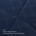 thumbnail image 2 of JML Ensemble de Literie Matelassée en Losange 8 Pcs, Simple, Marine, 2 of 5