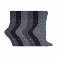 thumbnail image 1 of Gentle Grip - 6 Pairs Ladies Gentle Grip Non Elastic Socks, 1 of 2