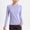 Violet, variante sur Jacenvly Hauts pour Femmes Liquidation Femme Été Vêtements de Yoga Ajustés Col Rond T-shirt à Manches Longues Haut de Course Haute Élasticité Hauts pour Femmes Soldes