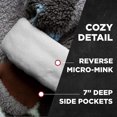 thumbnail image 2 of Coleman Oversize Sherpa Wearable Blanket Hoodie, 2 of 3