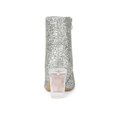 thumbnail image 2 of Unique Bargains Women's Clear Block Heel Glitter Ankle Booties, 2 of 8