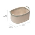 thumbnail image 3 of Zenna Home Coiled Rope Rectangular Decorative Storage Basket, 3 of 7