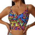 thumbnail image 1 of Disketp Vintage Audio Cassettes for Breathable Sports Vest for Yoga, Fitness, and Dance Women's Sports Vest with Performance Stretch-Large, 1 of 8