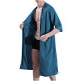 thumbnail image 3 of XZNGL Water-absorbent And Quick-drying Can Be Worn Outside With Zipper Couple Yukata Pajamas, 3 of 9