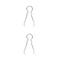thumbnail image 1 of Decodeary Chain Tool Stainless Steel Space Saving Bicycle Maintenance Repairing Cycling Plier Disassembly Tools Rust-proof Links Removers silver 8x4.3cm 2Set, 1 of 1