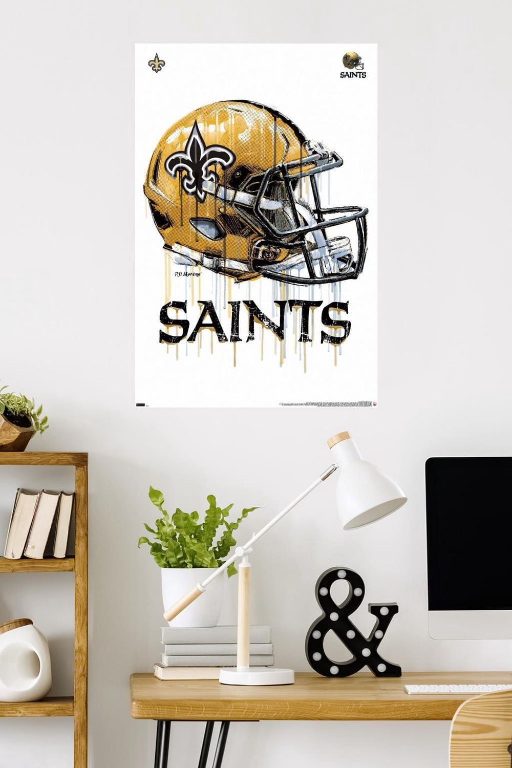 NFL New Orleans Saints - Casque anti-goutte 20