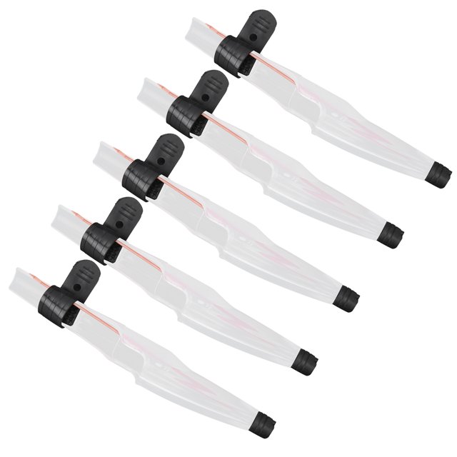 5pcs Plastic Telescopic Fishing Rod Tip Cap Cover Protector for Sea Fishing Accessories Adjustable for All Fishing Rods