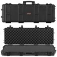 thumbnail image 1 of VEVOR Hard Rifle Case, Lockable Rifle Case with Pre-cut Foams, 40 in Gun Storage with Wheels, IP67 Waterproof & Dustproof Movable Large Pistol Storage for Rifles, Shotguns, Airsoft Guns, Black, 1 of 9