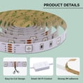 thumbnail image 4 of Merkury Smart LED Strip Lights - RGB, 5M Wi-Fi Dimmable Lighting Kit (1-pack), 4 of 8