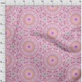 thumbnail image 4 of oneOone Polyester Spandex Purple Fabric Mandala Sewing Craft Projects Fabric Prints By Yard 56 Inch Wide, 4 of 5
