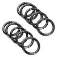 thumbnail image 1 of Unique Bargains Black Round Zinc Alloy Spring Gate O Ring Snap Clip Buckle (10 Pack), 1 of 5