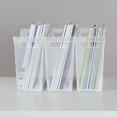 thumbnail image 3 of Sterilite Narrow Shelf Home Storage Organizing Plastic Container, 6 Pack, Clear, 3 of 6