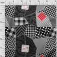 thumbnail image 3 of oneOone Rayon Black Fabric Block Fabric For Sewing Printed Craft Fabric By The Yard 56 Inch Wide, 3 of 5