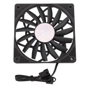 Computer Case Fan, 120mm Case Cooler Fan 120mm 4pin PWM Case Fan MFDB Dynamic Pressure Bearing 500RPM to 1800RPM PC Cooling Fan for Computer Case