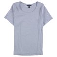 thumbnail image 1 of Karen Scott T-Shirt Basique Uni pour Femmes, Bleu, Grande Taille, 0X, 1 of 2