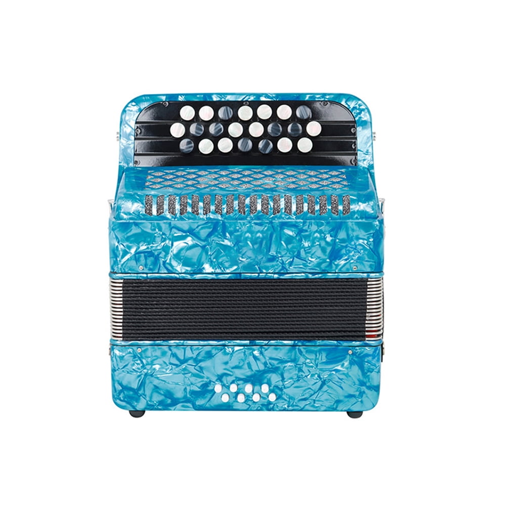 Wweixi Accordion Instrument Musical Children Diatonic Equipment Educational Replaced Music for Exam Practice Accessories Light Blue