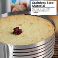 thumbnail image 4 of TopLLC Stainless Steel Cake Baking Baking Frame Cake Slicers Cake Slicers, 4 of 8