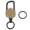 thumbnail image 2 of Clé Rétractable, Lanière Porte-Clés Rétractable, Porte-Clés Rétractable Fil en Acier Inoxydable Boucle à Tirage Facile Mousqueton Porte-Clés, 2 of 8